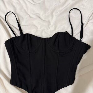 WHITE FOX never worn Black Women's Corset Top